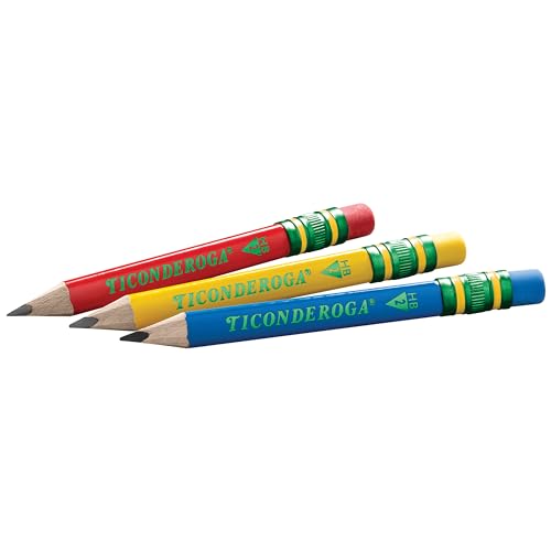 image for Ticonderoga My First Short Triangular Wood-Cased Pencils, #2 HB Soft, 