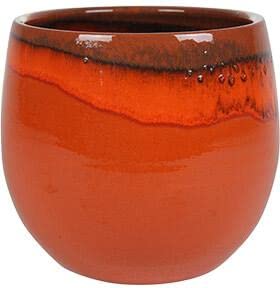 Ter Steege Blumentopf Orange D 33 cm H 30 cm