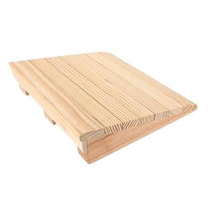 PRETYZOOM Holz Türschwellenrampe für Innen