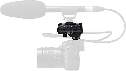 Image of Panasonic Professional XLR Audio Video Microphone Adaptor with 2 XLR Terminals - Accessory Compatible with LUMIX GH5, GH5S, S1 and S1R Mirrorless Digital Cameras - DMW-XLR1, Black