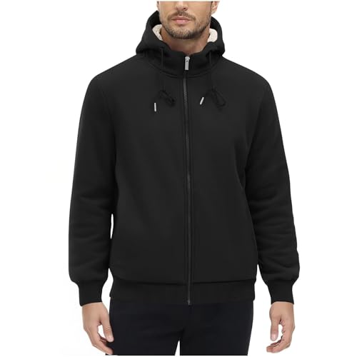 ABABC Hoodies for Men Zip Up Long Sleeve Fleece Lining Jackets Causal Warm Hooded Winter Jackets Outfits with Pockets4