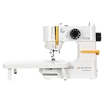 Máquina de Coser 15 Puntadas EFFEKTIV, Eléctrica con Lanzadera Horizontal, Fácil de Usar para Principiantes, Para Costura Doméstica, Para Telas Gruesas y Finas, Mesa Extensible, Compacta