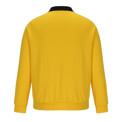 Men's Bomber Jacket Lightweight Casual Spring Fall Windbreaker Fashion Stylish Zip Up Stand Collar Coat With Pocket4