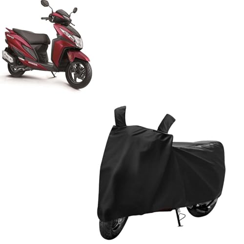 Image of Kerwa Waterproof Bike Cover Compatible with Honda dio 125 | Dust Proof, UV-Resistant, Mirror Pocket with Windproof Buckle Strap