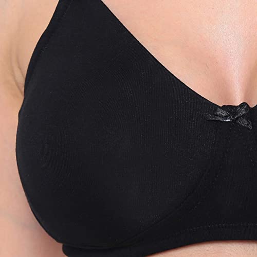 Image of Laavian Women's Cotton Non Padded Non-Wired Shaper T-Shirt Bra