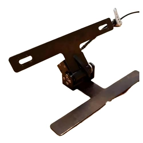 Support plaque immatriculation moto réglable pour éliminer les vibrations
