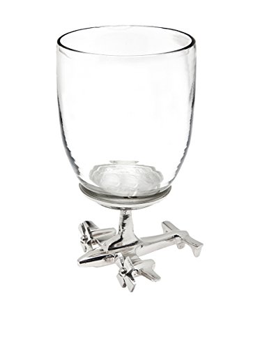 Godinger Wine Glass with Airplane Base