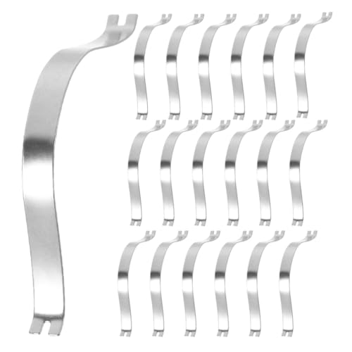 Image of 100pcs Spring Clips Stainless Steel Picture Frame Hardware Picture Frame Spring Retaining Clips DIY Picture Framing Tools for Photo Frame Hanging Tools