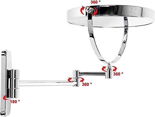 Miroir de maquillage double face 3X extensible pour ne plus rater vos soins du visage - 7