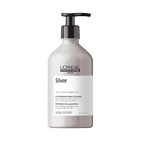L'Oreal Professionnel Color Depositing Purple Shampoo | Neutralizes Unwanted Brassy & Yellow Tones | For Natural, Colored, or Bleached White, Silver, & Blonde Hair | 16.9 Fl. Oz. Cover