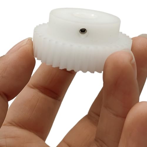 Cylindrical Drive 1pcs 1M 30T Straight Teeth Gear 1 Module 30 Teeth Plastic Spur Gear with Step 32mm Diameter 10mm Teeth Thickness Gear Rack Machinery(12mm bore)