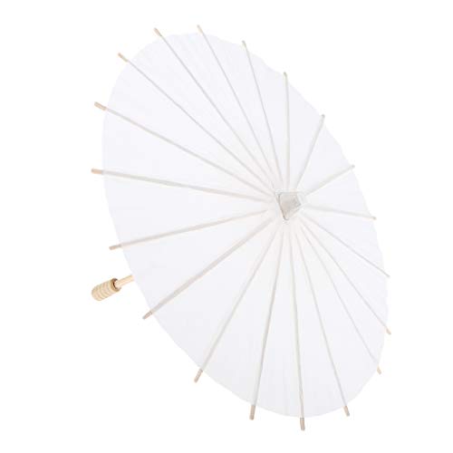 P Prettyia Handgemaakte Blank Papier Paraplu's Papier Cocktail Drink Parasols hinese Japanse Stijl Papier Paraplu… - Image 8