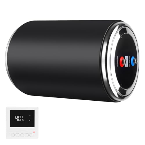 Calentador de agua de doble potencia, 12 V CC 200 W/230 V CA 1500 W, 10 L, para caravana, camping,...