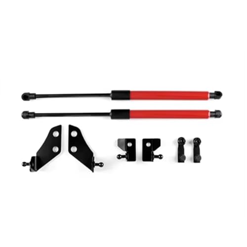 Amortisseurs de capot Abarth 595 695 - Ressorts à gaz et bras de levage rouge anti-chute
