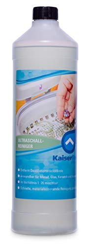 serRein Ultraschallreiniger Konzentrat flüssig 1 L Ultraschall Reinigungsmittel Reiniger für Ultraschallgerät zur Profi Reinigung von Schmuck, Brillen