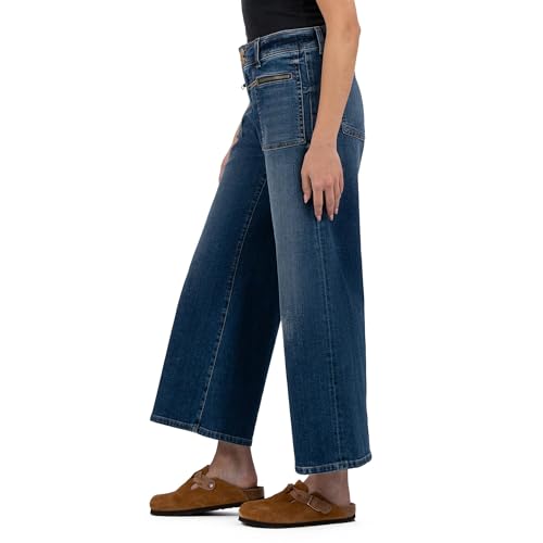 KUT from the Kloth Women's Meg High Rise Jeans with Patch Pockets2