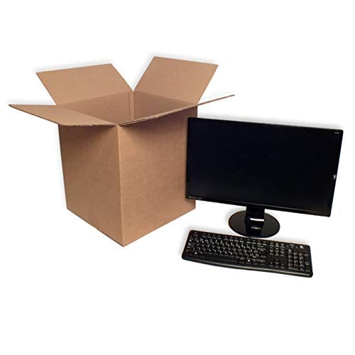Pack 60 cajas de Cartón simple - 400x400x450mm - Caja para envío, mudanza y almacenaje - Ultraresistentes