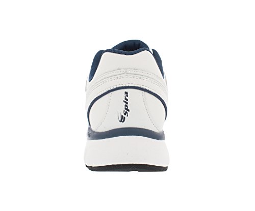 Spira Wavewalker Men's Slip Resistant Walking Shoe White/Navy - 15 6e4