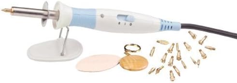 Veka Pyrography Set with branding, 19 Burning Tips Accessories