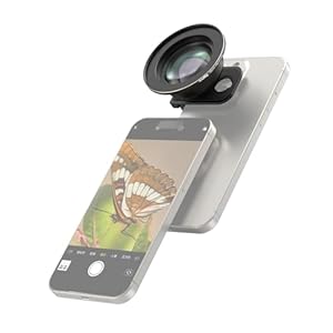 SMALLRIG 75mm HD Master Macro Lens, T-Mount Lens for iPhone, for Samsung, for Huawei, for Xiaomi, Macro Photography Phone Camera Lens Attachment – 4588