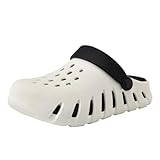 Pareja de Zapatillas Huecas de Suela Gruesa Que Aumentan la Altura adecuadas para Uso al Aire Libre Antideslizantes Transpirables cómodas y Ligeras (White,44)
