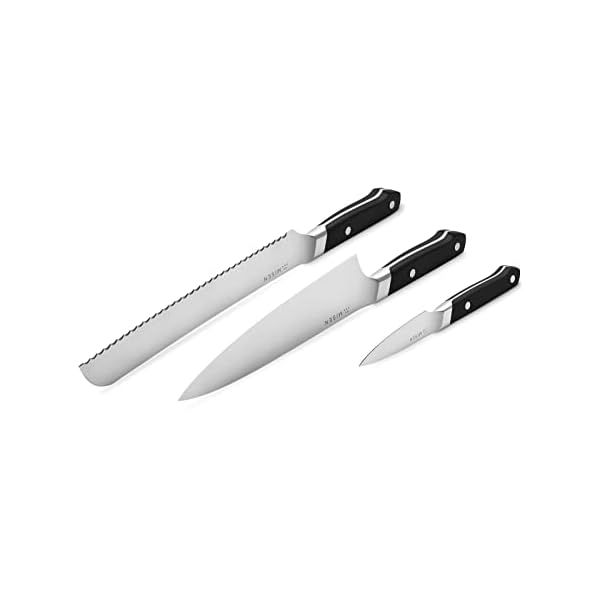Misen Kitchen Knife Set 3 Piece Professional Chef Knife Set with