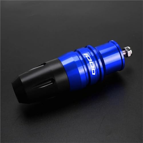 Protection échappement moto Ninja 1000 Z1000SX anti-chute tampon bleu