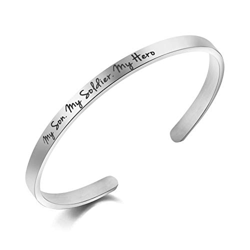 My Son My Soldier My Hero Cuff Bracelet