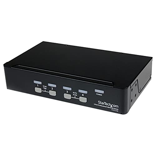 StarTech.com 4-poorts VGA USB KVM Switch met hub, VGA KVM schakelaar voor 4 pc's, desktop KVM switch met 4x USB 2.0, 1x… - Image 6