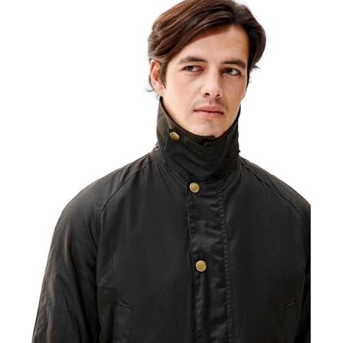 Barbour Men's Ashby Waxed Jacket, Olive4
