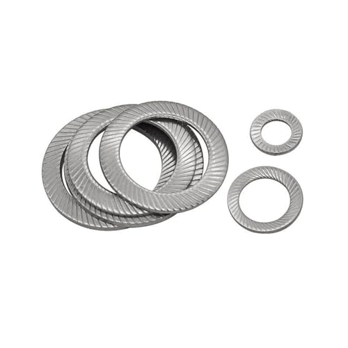 Kangsiyu M2-M36 Lock Washers Doule Faced Printing 304 Stainless Steel Lock Washer S Series M6 M8 M12 M14 M27 M30 M36(M30-3PCS)