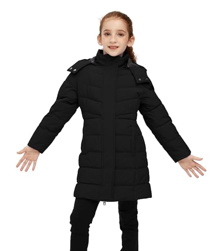 Wantdo Girl's Puffer jacket Warm Insulated Winter Coat Lightweight Water-Resistant Padded Parka with Hood3