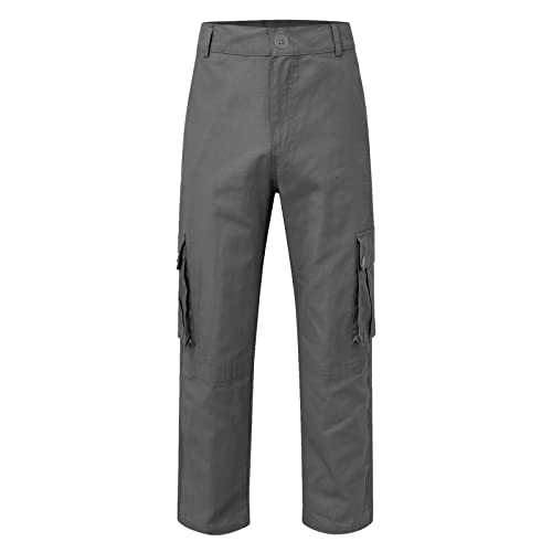 Men's Baggy Cargo Pants Elastic Waist Drawstring Parachute Pants Casual Loose Fit Joggers Hiking with Pockets2