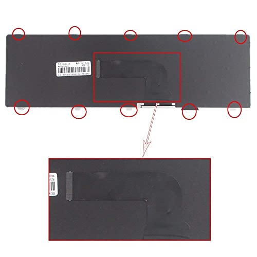 Image of WISTAR Laptop Keyboard Compatible for Dell Inspiron 15-3521 15-3537 15R-5521 15R-5528 15R-5537 M531R Vostro 2521 Laptop