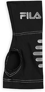 FILA Accessories Wrist Compression Sleeve - Wrist Brace Support for Women & Men - Carpal Tunnel, tendonitis, Arthritis Pain, Working Out for Left & Right Hand (S/M)
