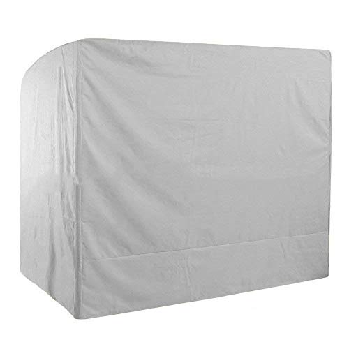 LDIW Funda para Balancín de Jardín Tafetán de poliéster 190T Funda para Columpio de Jardín Impermeable, Anti Rayos UV,Gris,223x152x183cm