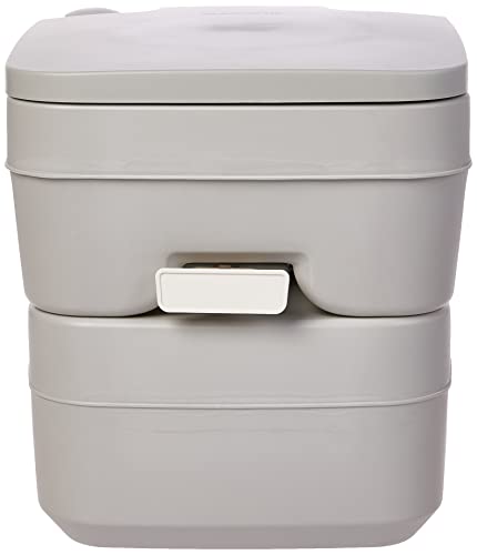 Dometic 301096606 5.0 Gallon Portable Toilet, Platinum #TOP1