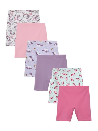 Image of mackly Girls Inner Shorts (Pack of 2) | 2-in-1 Seamless Panty Shorts with Gusset | Soft Breathable Base Layer for Dresses, Skirts