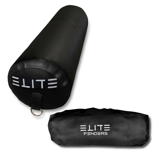 Image of Heavy-Duty Inflatable Boat Fenders for Boats Yachts Sailboats Docks [Round Fenders]