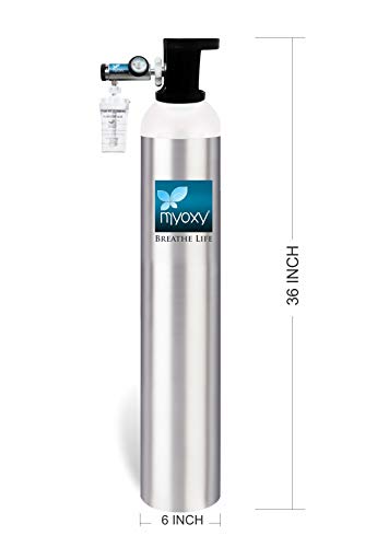 Image of MyOxy Light Weight Oxygen Cylinder (1500 Litres) with Humidifier