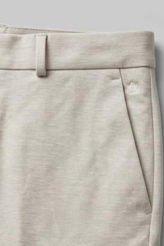 Image of Louis Philippe Men's Comfy Tapered fit Knitted & 4 Way Stretch Casual Trouser