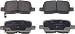 Wagner ThermoQuiet MX865 Semi-Metallic Disc Pad Set, Rear