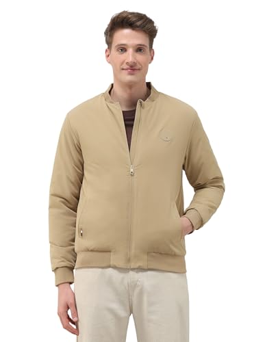 Image of U.S.Polo Association Men's Solid Regular Fit Bomber Jacket