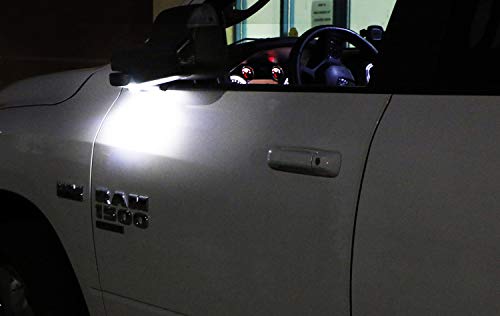 Luces LED blancas para espejos Dodge RAM 2010-2019 miniatura 5