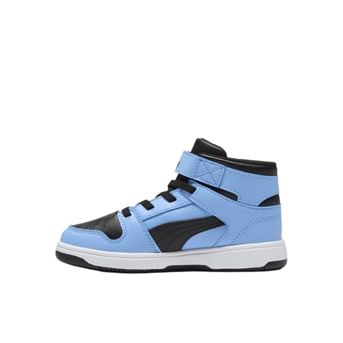 Image of PUMA Kids' Rebound Layup Mid Hook and Loop Sneakers
