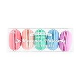 OOLY, Le Macaron Patisserie, Scented Eraser, Vanilla Scent - Set of 5