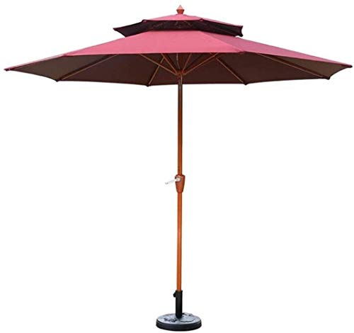 Sombrilla de patio grande CLSDRZC para evitar calor en banquetes y playas