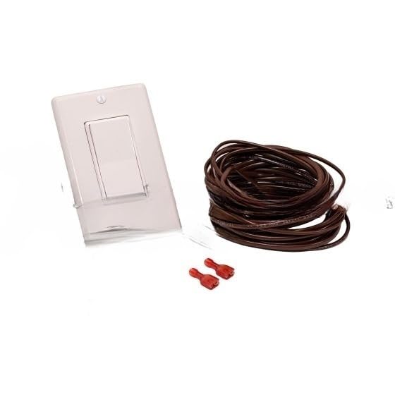 AB-MVWS Millivolt Wall Switch Kit On/Off Fireplace Control Rocker Switch with Cover for AllParts Basics