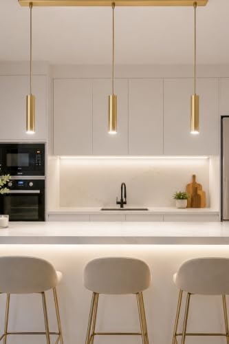 Spotlike Üçlü Sıralı Modern Spot Avize (Beyaz Işık)