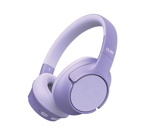 Fresh 'n Rebel Clam Fuse Casque Bluetooth Supra Auriculaire avec Réduction de Bruit Active Hybride, avec Microphone ENC (appels Parfaits), Casque sans Fil avec Mode Ambiant, 45h d'autonomie (Violet)